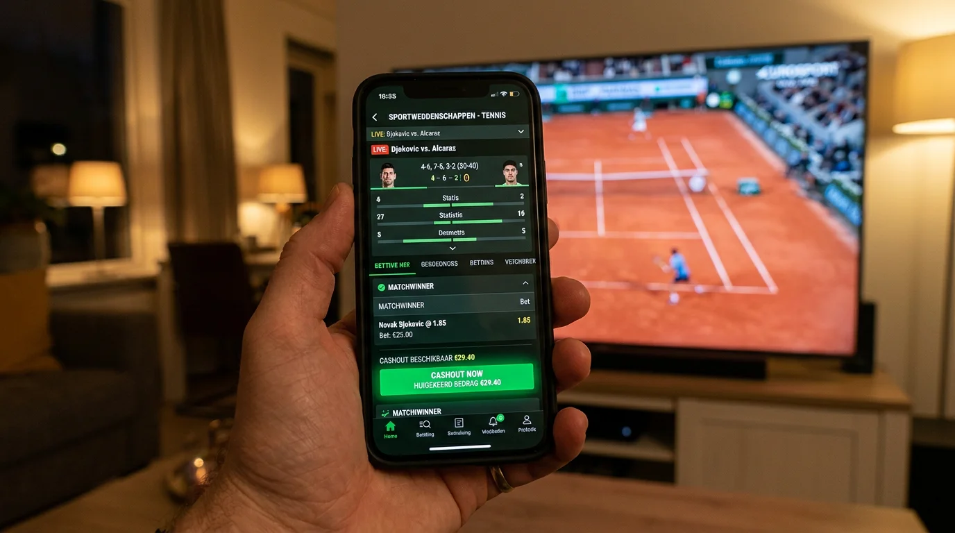 Cashout bij tennisweddenschappen — Wanneer loont uitstappen? | KleiBreak