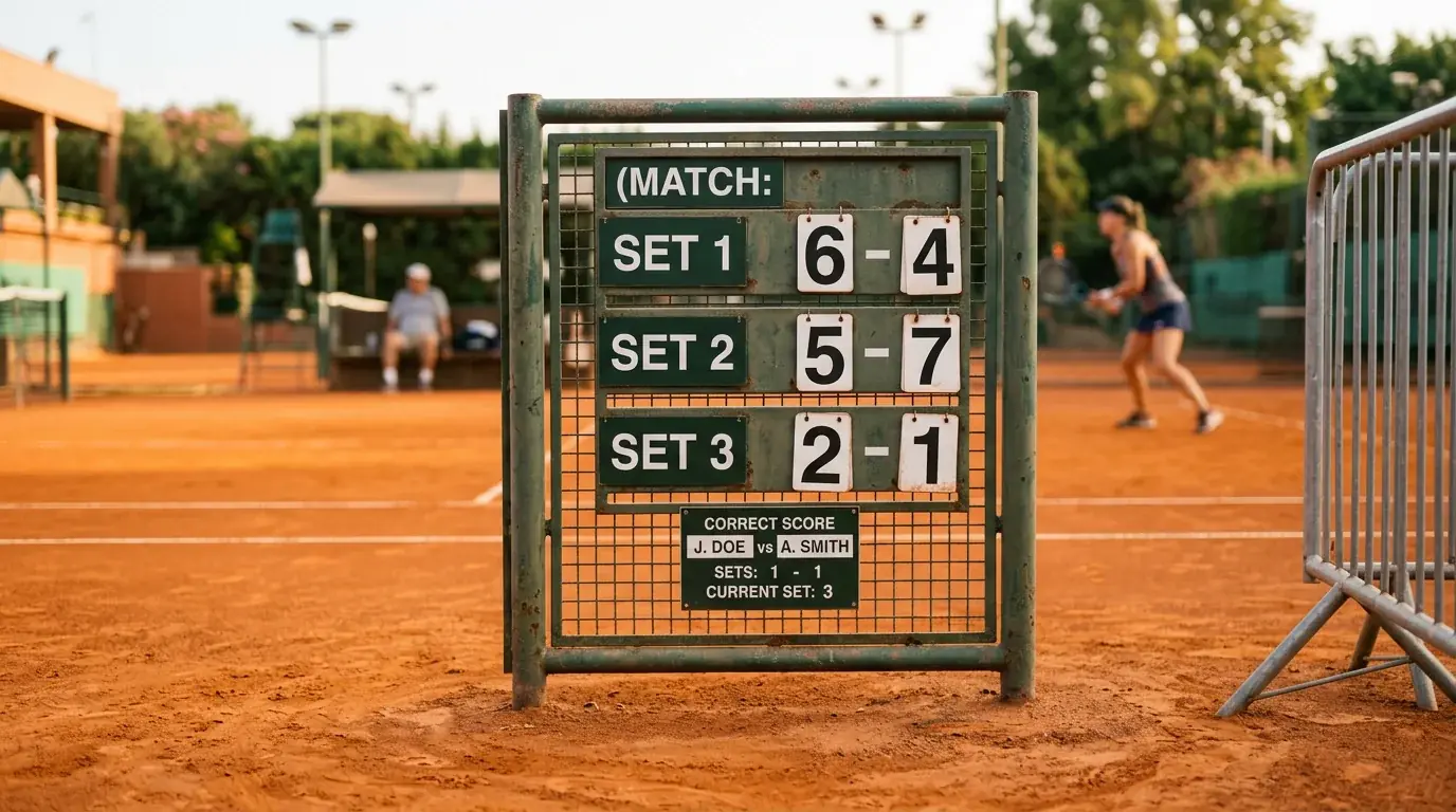 Correcte score weddenschap tennis — Uitleg & gravelinvloed | KleiBreak
